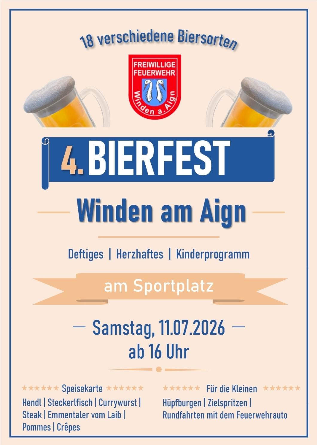 Bierfest der FF Winden am Aign